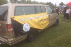 Flag Day parade - Waubeka