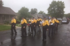 Flag Day parade - Waubeka